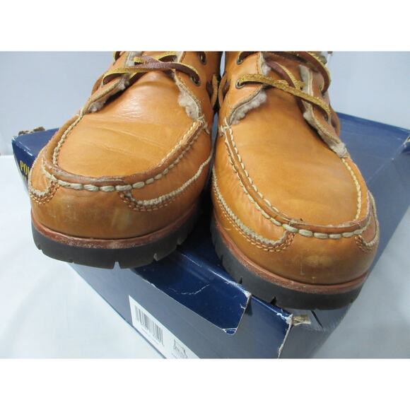 Polo Ralph Lauren Ranger Mid Boots Size 7 in Tan Leather Shearling main image 11